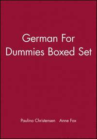 German for Dummies,Boxed Set