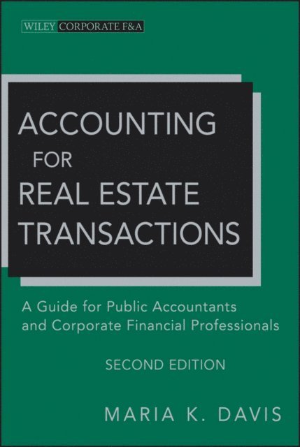 Maria K. Davis - Accounting for Real Estate Transactions, E-bok