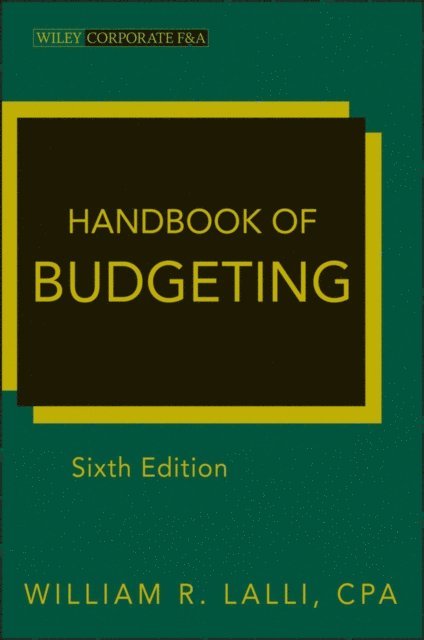 William R. Lalli - Handbook of Budgeting, E-bok