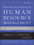 Encyclopedia of Human Resource Management, Volume 3