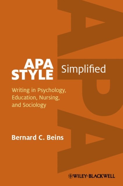 Bernard C. Beins - APA Style Simplified, E-bok