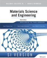 William D. Callister, David G. Rethwisch - Materials Science and Engineering, 9th Edition, SI Version, Häftad