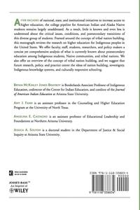 Postsecondary Education for American Indian and Alaska Natives: Higher Education for Nation Building and Self-Determination