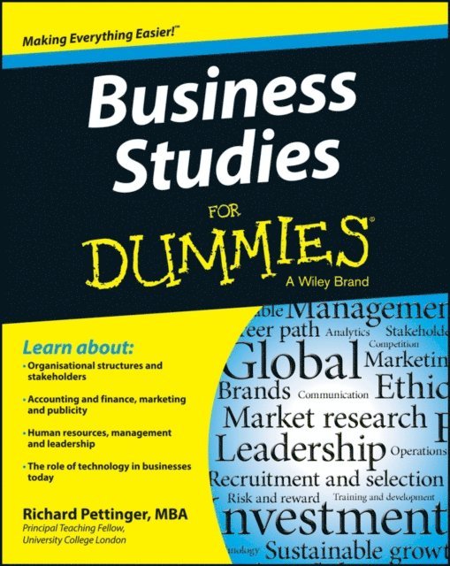 Richard Pettinger - Business Studies For Dummies, E-bok