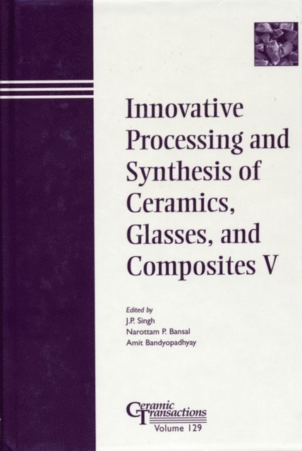 Amit Bandyopadhyay, Narottam P. Bansal, J. P. Singh - Innovative Processing and Synthesis of Ceramics, Glasses, and Composites V, E-bok