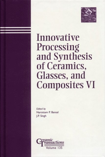 J. P. Singh, Narottam P. Bansal - Innovative Processing and Synthesis of Ceramics, Glasses, and Composites VI, E-bok