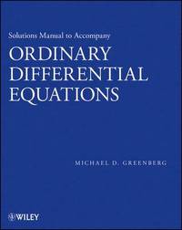 Solutions Manual to accompany Ordinary Differential Equations