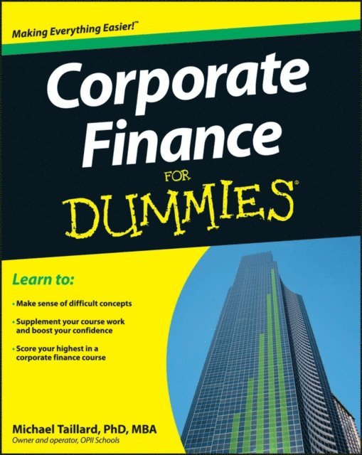 Michael Taillard - Corporate Finance For Dummies, E-bok