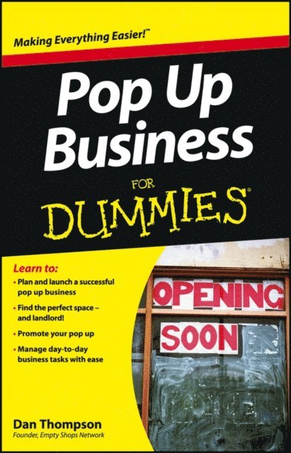 Dan Thompson - Pop-Up Business For Dummies, E-bok