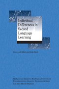 Individual Differences in Second Language Learning
