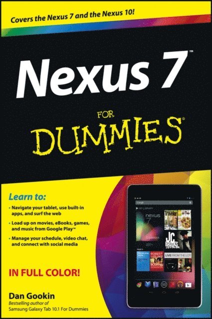 Dan Gookin - Nexus 7 For Dummies (Google Tablet), E-bok