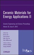 Ceramic Materials for Energy Applications II, Volume 33, Issue 9