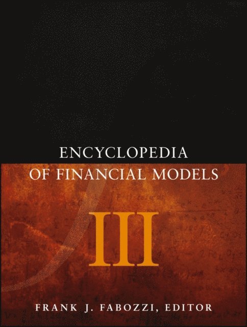 Frank J. Fabozzi - Encyclopedia of Financial Models, Volume III, E-bok