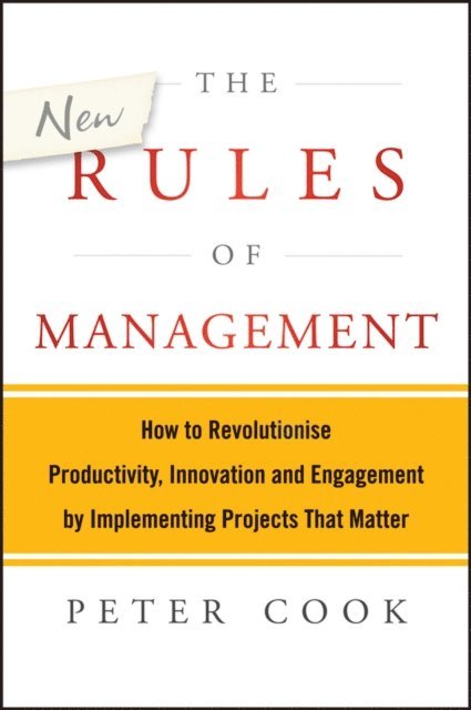 Peter Cook - New Rules of Management, E-bok