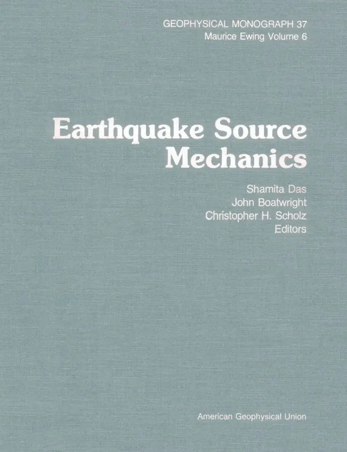 S Das - Earthquake Source Mechanics. Tillgänglighet: Tillfälligt slut
