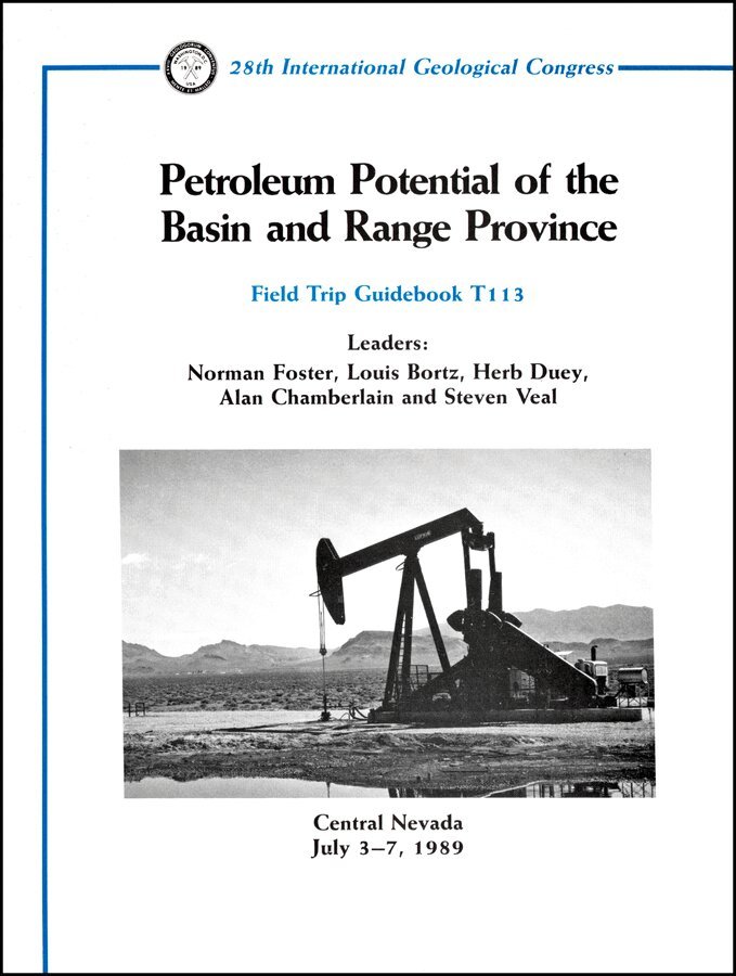 N Foster - Petroleum Potential of the Basin and Range Province – Central Nevada July 3–7, 1989, Field Trip Guide book T113. Tillgänglighet: Tillfälligt slut