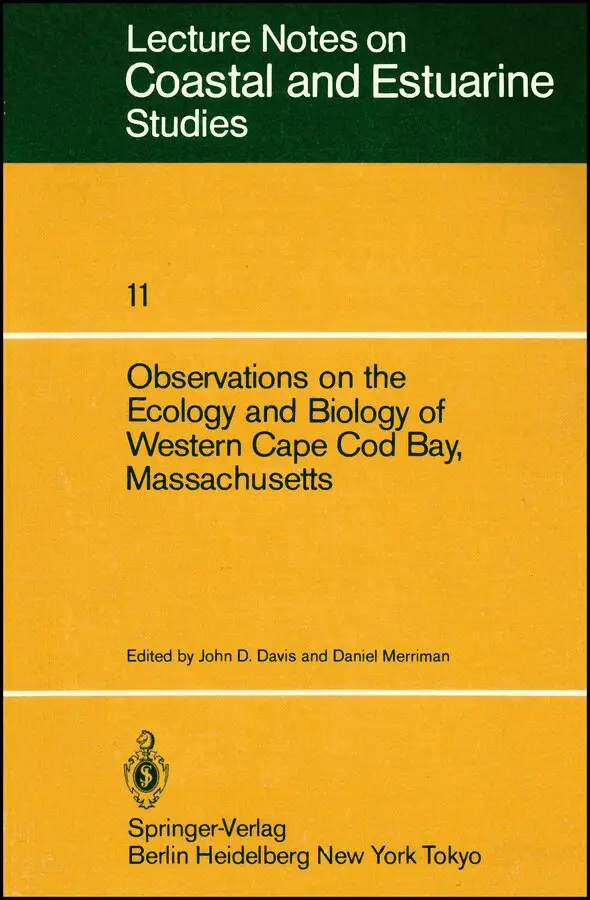 JD Davis - Observations on the Ecology and Biology of Western  Cape Cod Bay, Massachusetts V11. Tillgänglighet: Tillfälligt slut