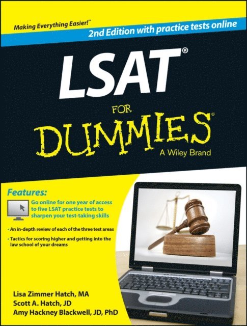 Amy Hackney Blackwell, Scott A. Hatch, Lisa Zimmer Hatch - LSAT For Dummies (with Free Online Practice Tests), E-bok
