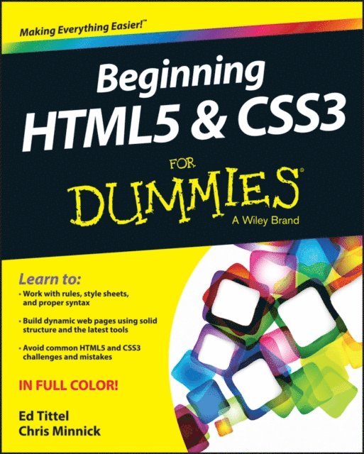 Chris Minnick, Ed Tittel - Beginning HTML5 and CSS3 For Dummies, E-bok