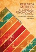 Research Methods in Clinical Psychology - An Introduction for Students and Practitioners, 3e