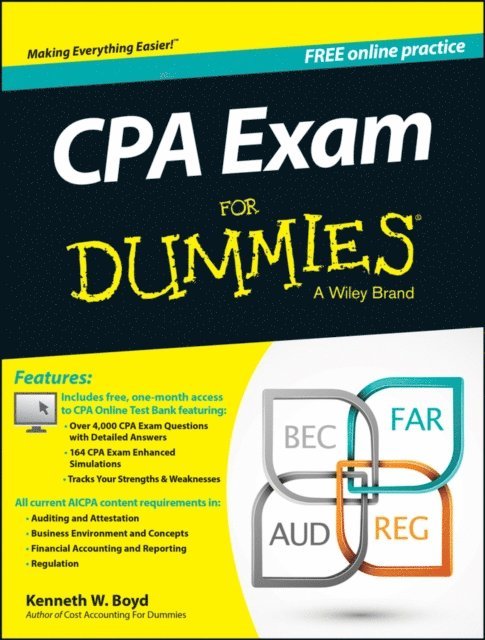 Kenneth W. Boyd - CPA Exam For Dummies with Online Practice, E-bok