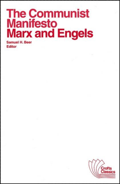 Friedrich Engels, Karl Marx, Samuel H. Beer - Communist Manifesto, E-bok
