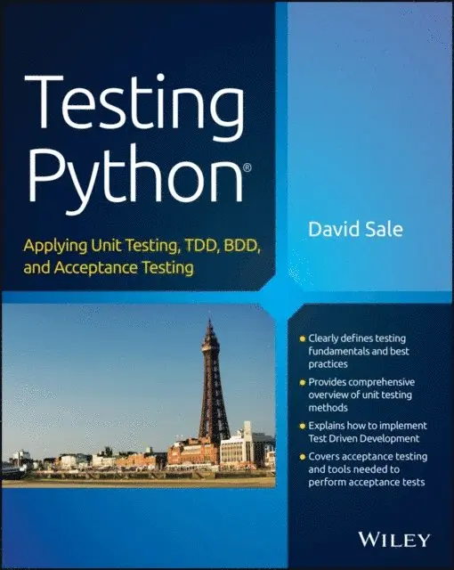 David Sale - Testing Python, E-bok. Tillgänglighet: Lägg i varukorg