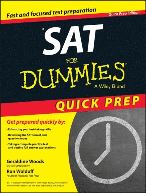 Ron Woldoff, Geraldine Woods - SAT For Dummies 2015 Quick Prep, E-bok. Tillgänglighet: Lägg i varukorg