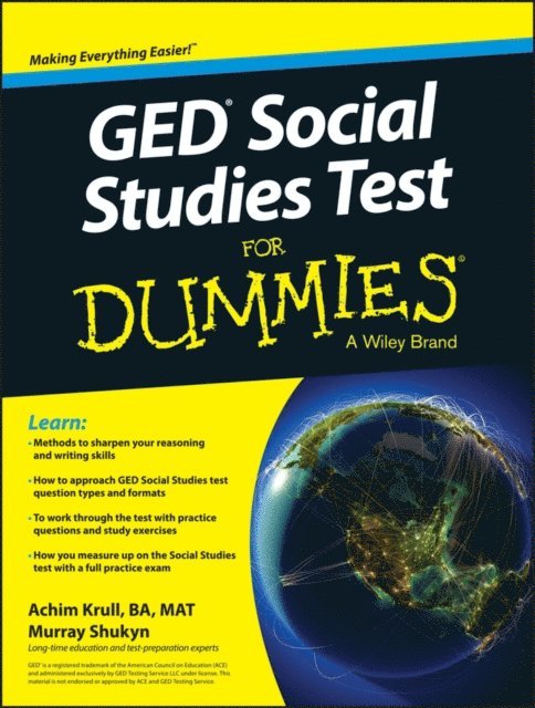Murray Shukyn, Achim K. Krull - GED Social Studies For Dummies, E-bok