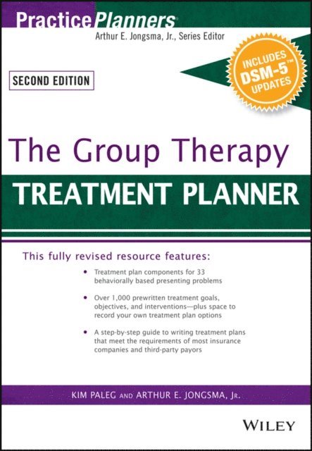 Kim Paleg, David J. Berghuis - Group Therapy Treatment Planner, with DSM-5 Updates, E-bok