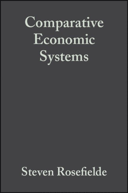 Steven Rosefielde - Comparative Economic Systems, E-bok