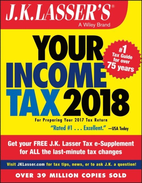 J.K. Lasser Institute - J.K. Lasser's Your Income Tax 2018, E-bok