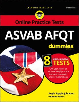 Angie Papple Johnston, Rod Powers - Papple Johnston, A: ASVAB Afqt for Dummies, Häftad. Tillgänglighet: Tillfälligt slut