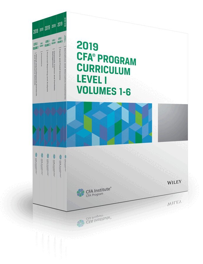 CFA Institute - CFA Program Curriculum 2019 Level I Volumes 1-6 Box Set, E-bok
