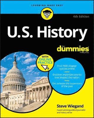 Steve Wiegand - U.S. History For Dummies, Häftad