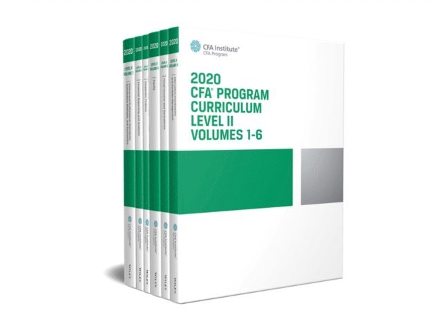 CFA Institute - CFA Program Curriculum 2020 Level II, Volumes 1-6 Box Set, E-bok