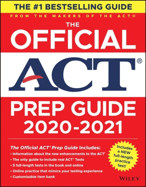 ACT - Official ACT Prep Guide 2020-2021, E-bok
