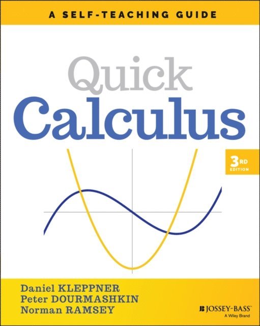 Norman Ramsey, Peter Dourmashkin, Daniel Kleppner - Quick Calculus, E-bok