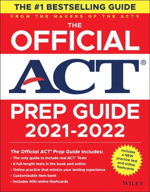 ACT - Official ACT Prep Guide 2021-2022, E-bok
