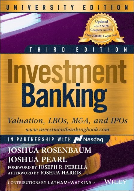 Joshua Pearl, Joshua Rosenbaum - Investment Banking, E-bok