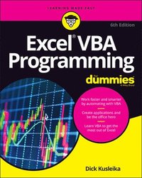 Excel VBA Programming For Dummies, 6th Edition