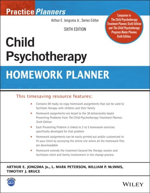Timothy J. Bruce, William P. McInnis, L. Mark Peterson, Jr. Arthur E. Jongsma - Child Psychotherapy Homework Planner, E-bok