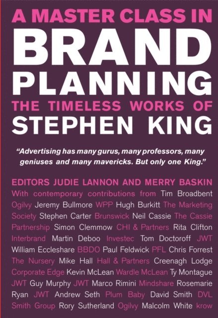 Merry Baskin, Judie Lannon - Master Class in Brand Planning, E-bok