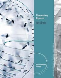 Elementary Algebra, International Edition