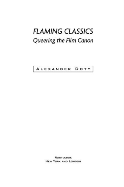 Alexander Doty - Flaming Classics, E-bok