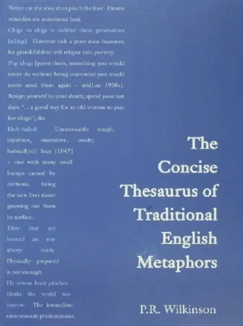 P.R. Wilkinson - Concise Thesaurus of Traditional English Metaphors, E-bok. Tillgänglighet: Lägg i varukorg