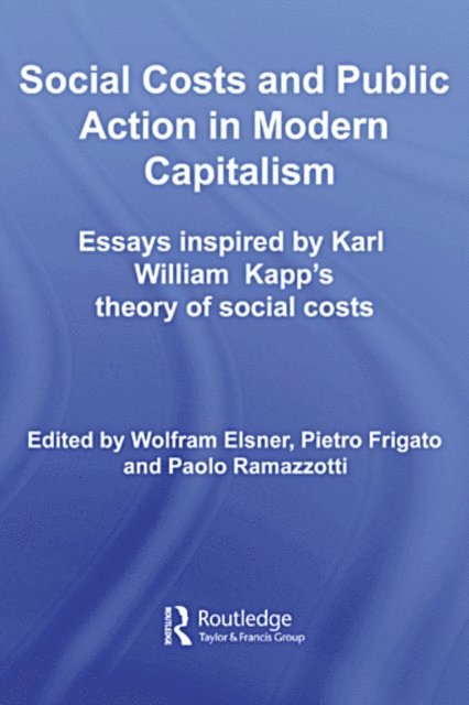 Paolo Ramazzotti, Pietro Frigato, Wolfram Elsner - Social Costs and Public Action in Modern Capitalism, E-bok