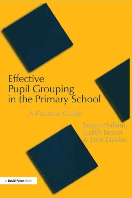 Jane Davies, Judy Ireson, Susan Hallam - Effective Pupil Grouping in the Primary School, E-bok