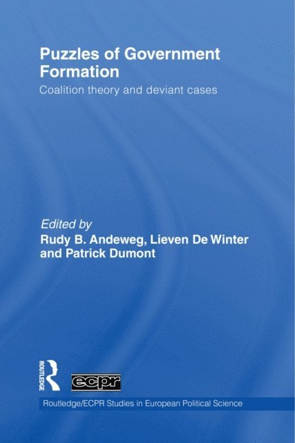 Patrick Dumont, Lieven De Winter, Rudy W. Andeweg - Puzzles of Government Formation, E-bok