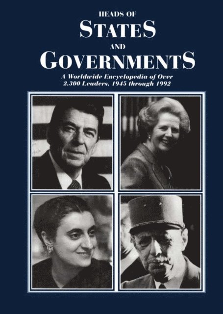 Harris M. Lentz - Heads of States and Governments Since 1945, E-bok